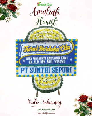 Papan Bunga Duka di Telaga Sari