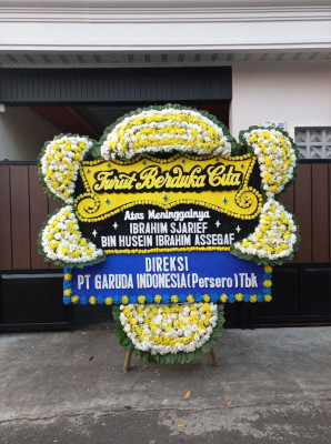 Papan Bunga Duka di Telaga Sari
