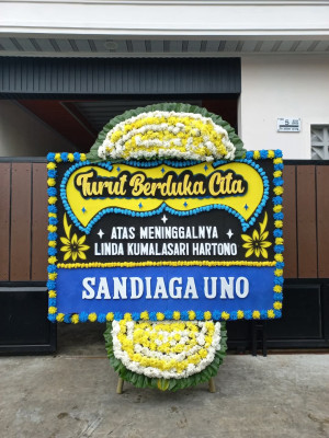 Papan Bunga Duka di Telaga Sari